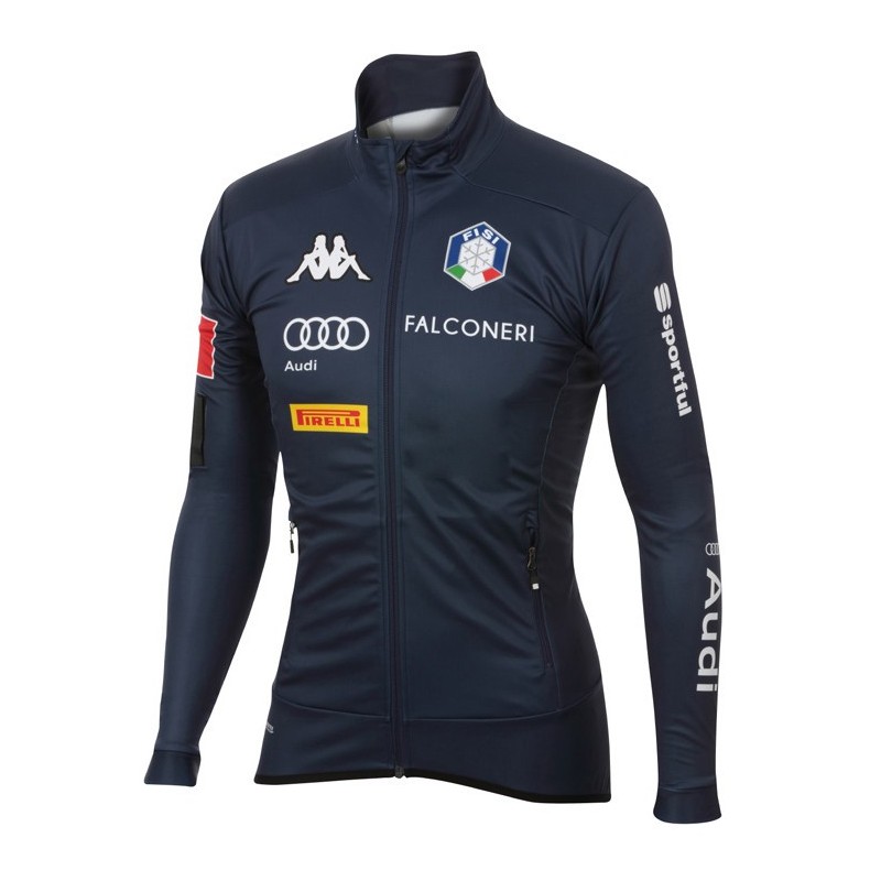 Oppvarming jakke Sportful Team Italia WS Jacket "Nattehimmelen" Oppvarming jakke Sportful Team Italia WS Jacket "Nattehimmelen"